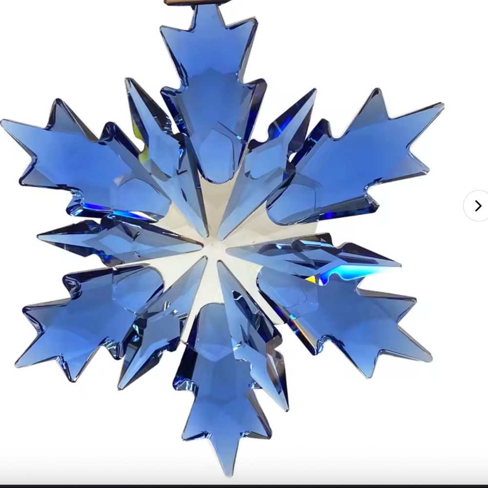 Crystal Snowflake Sun Catcher Christmas Tree Decor Czech Bohemia Crystal Gift